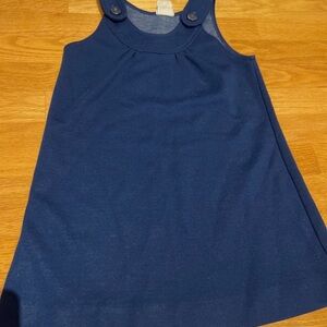Vintage Aileen Navy Blue Kids Sleeveless jumper size 6